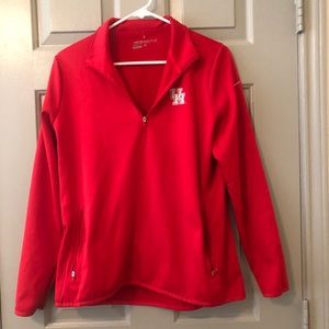 Nike University of Houston light zip up sweater